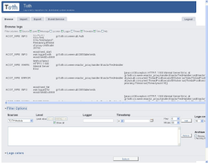 Figure 1: Toth the distributed logging system designed by PSNC